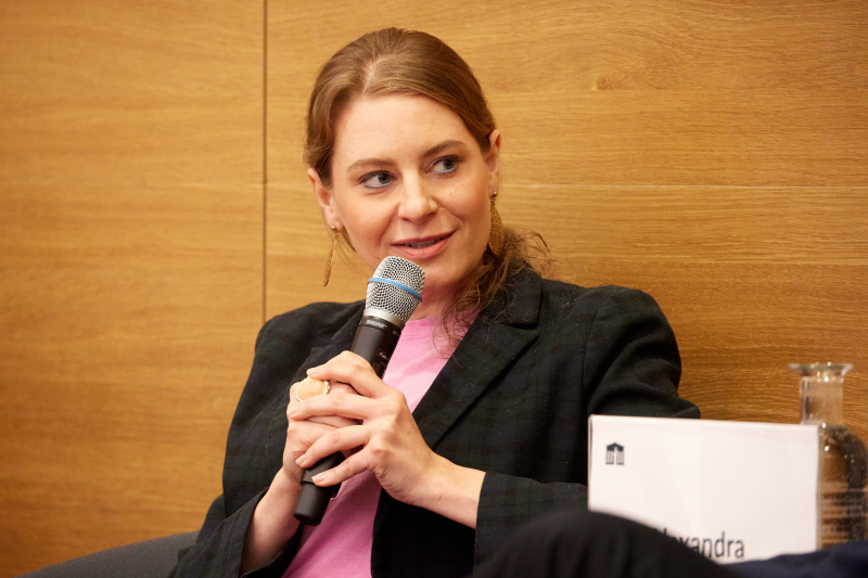 Podiumsgespräch. Chefredakteurin Kronen Zeitung Oberösterreich Alexandra Halouska