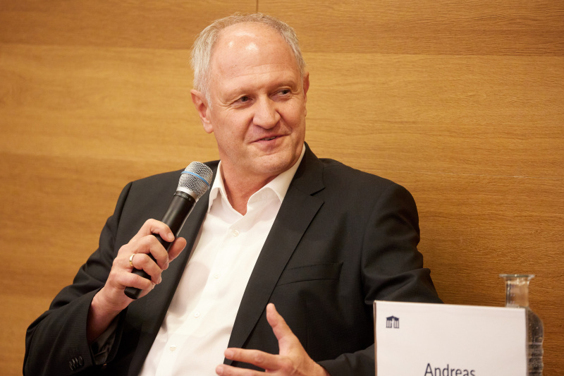 Podiumsgespräch. JKU Vizerektor, Institut für Staatsrecht und Politische Wissenschaften Andreas Janko