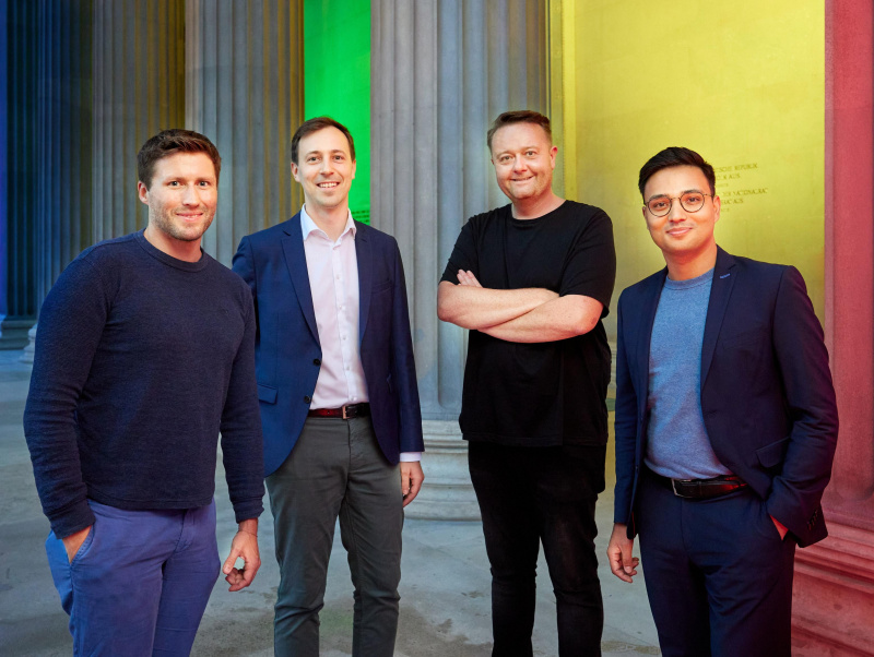 Von links: Nationalratsabgeordneter David Stögmüller (GRÜNE), Nationalratsabgeordneter Nico Marchetti (ÖVP), Nationalratsabgeordneter Mario Lindner (SPÖ), Nationalratsabgeordneter Yannick Shetty (NEOS)