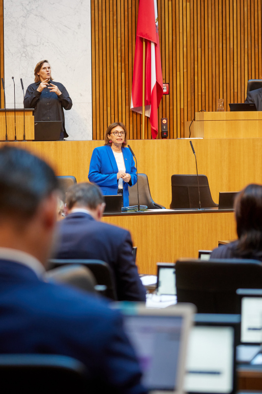 Rede von Staatssekretärin Susanne Kraus-Winkler (ÖVP)