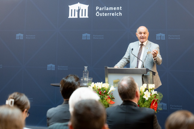 Begrüßungsworte von Nationalratspräsident Wolfgang Sobotka (ÖVP)