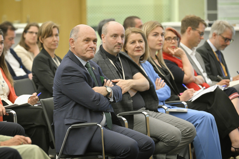 From left: President of the National Council Wolfgang Sobotka (ÖVP), Laurenz Ennser-Jedenastik