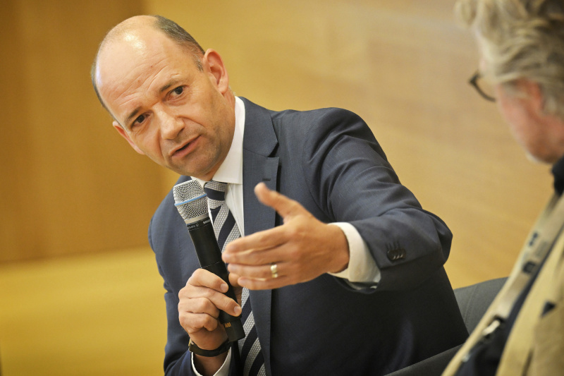 Panel discussion. Political consultant Thomas Hofer