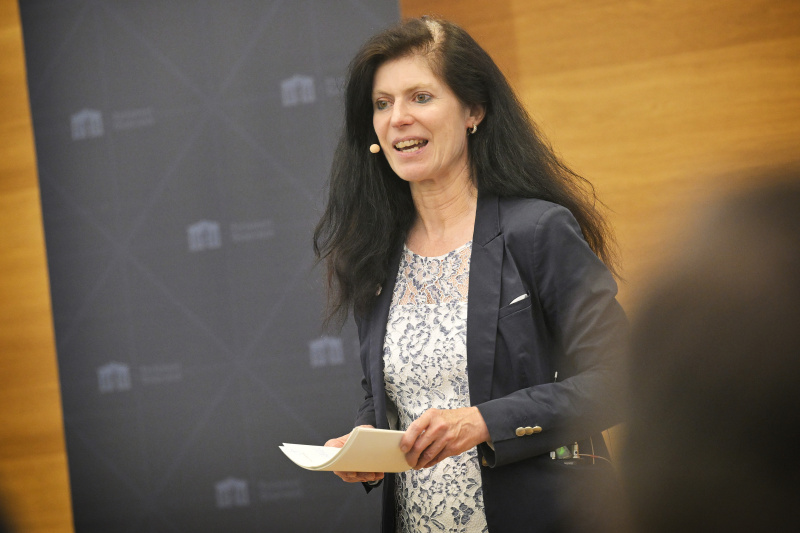 Moderation. Marketing- & Kommunikationsspezialistin bei AIT Christine Wahlmüller-Schiller