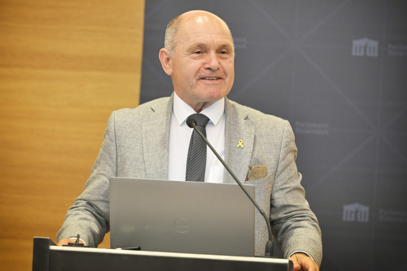 Eröffnungsworte. Nationalratspräsident Wolfgang Sobotka (ÖVP)