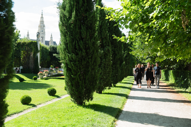Spaziergagng durch den Volksgarten