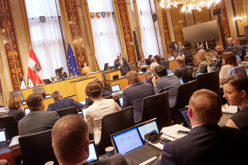 Rede von Außenminister Alexander Schallenberg (ÖVP)