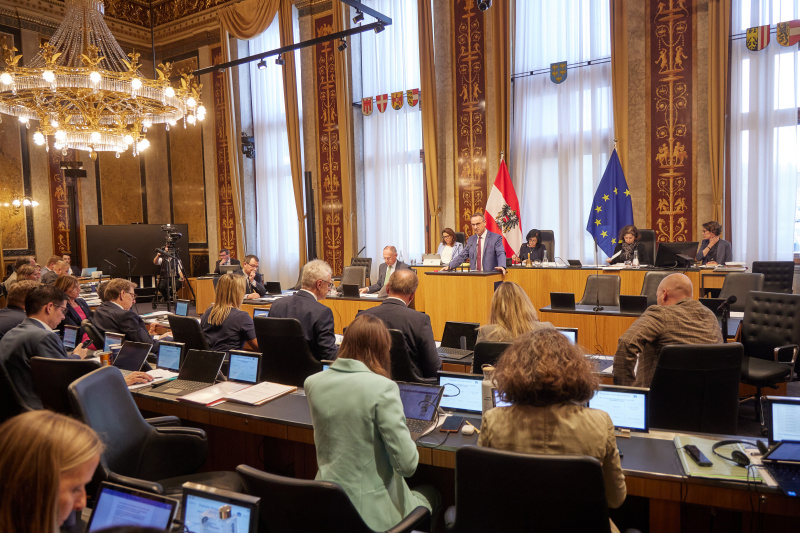 Am Redner:innenpult Bundesrat Dominik Reisinger (SPÖ)