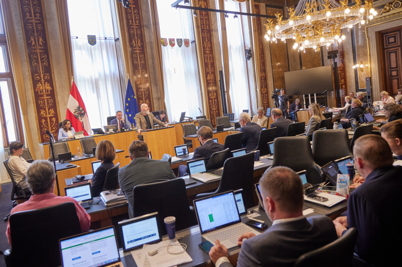 Am Redner:innenpult Vorsitzender der Bundesratsfraktion Marco Schreuder (GRÜNE)