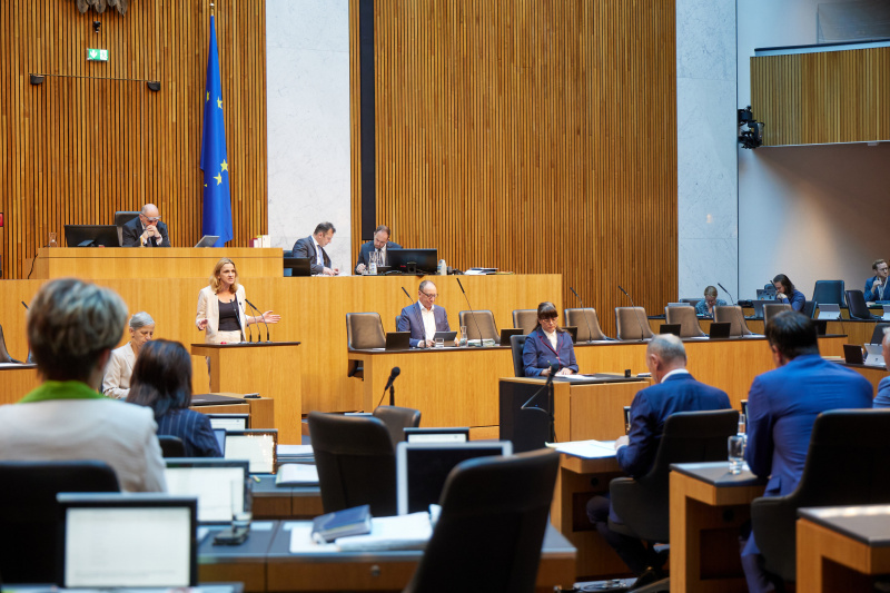 Am Redner:innenpult Nationalratsabgeordnete Dagmar Belakowitsch (FPÖ)