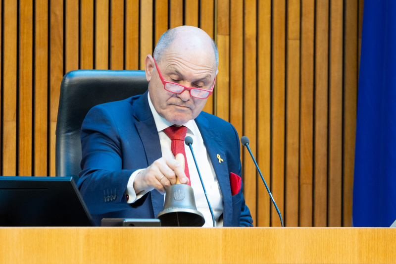 Nationalratspräsident Wolfgang Sobotka (ÖVP) eröffnet die Sitzung