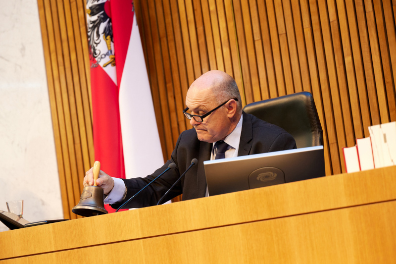 Nationalratspräsident Wolfgang Sobotka (ÖVP) am Präsidium