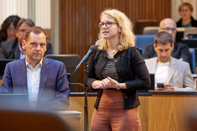 Zur Geschäftsordnung. Nationalratsabgeordnete Eva Maria Holzleitner (SPÖ)