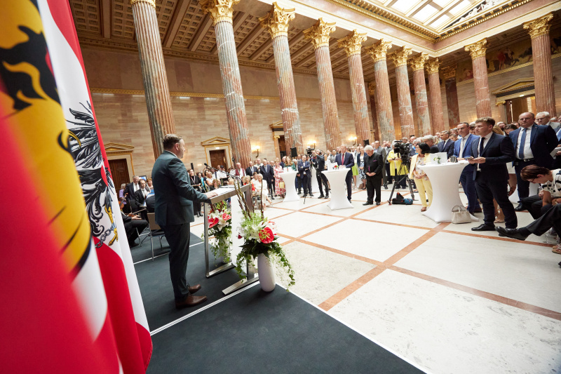 Begrüßung. Bundesratspräsident Franz Ebner (ÖVP)