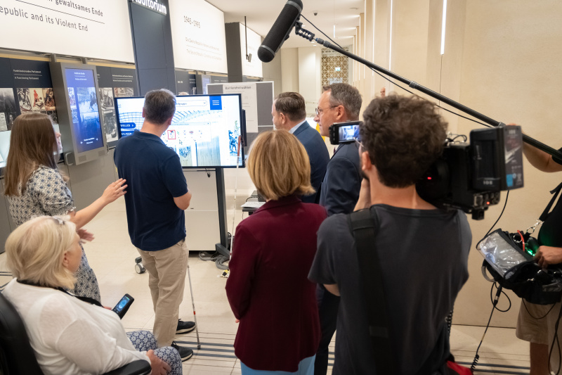 Wählen für blinde Menschen