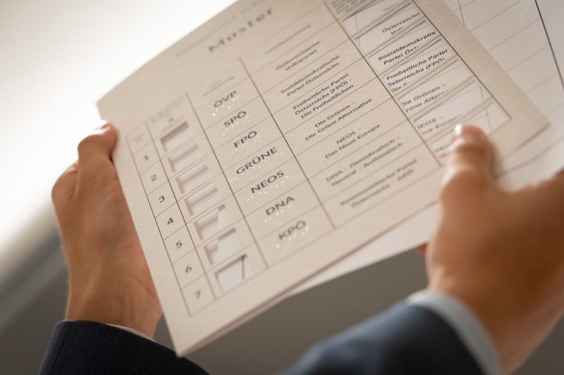 Vorschlag einer Wahlhilfe für blinde Menschen