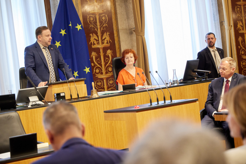 Antrittsrede von Bundesratspräsident Franz Ebner (ÖVP)