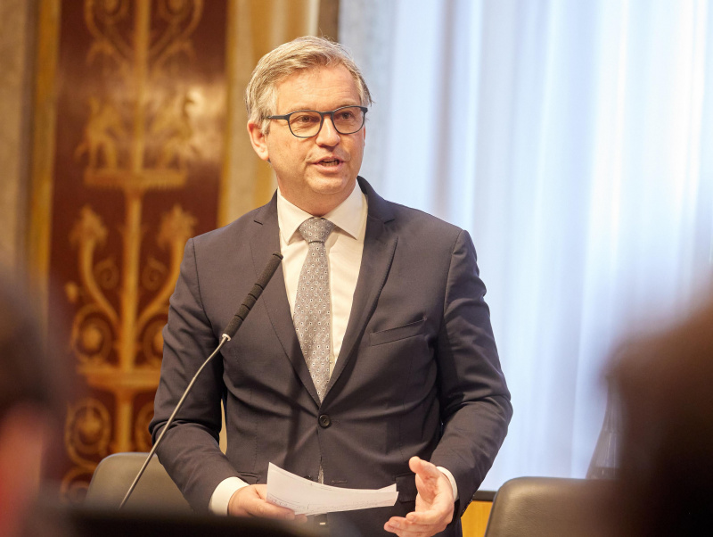 Rede von Finanzminister Magnus Brunner (ÖVP)