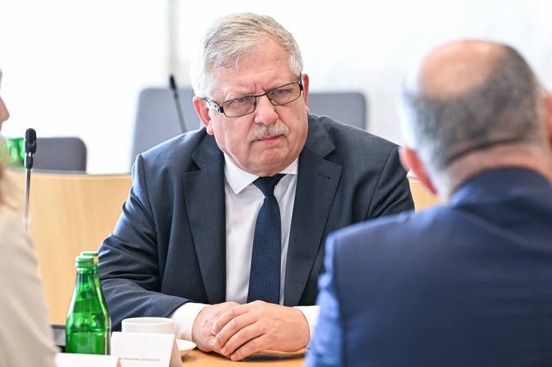 Arbeitsgespräch der PL-AT Sejm-Freundschaftsgruppe. Vize-Vorsitzender Kazimierz Glojuch