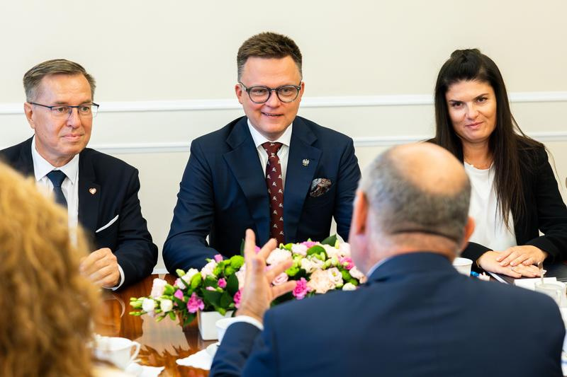 Sejmmarschall Szymon Hołownia