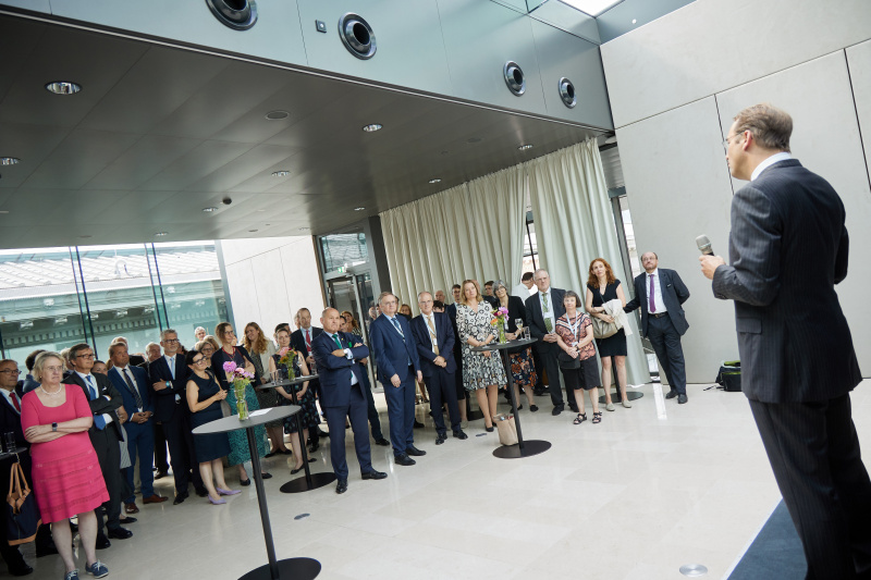 Begrüßung durch Generalsekretär für auswärtige Angelegenheiten Nikolaus Marschik