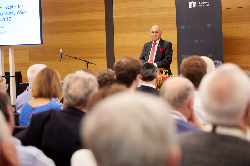 Eröffnungsworte. Nationalratspräsident Wolfgang Sobotka (ÖVP)