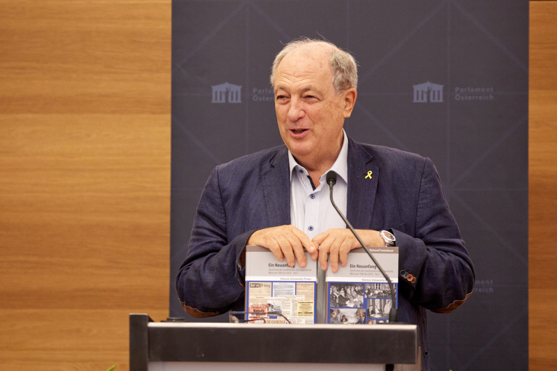 Präsident des European Jewish Congress, CEO der Judaica Forschung gemeinnützige GmbH Ariel Muzicant