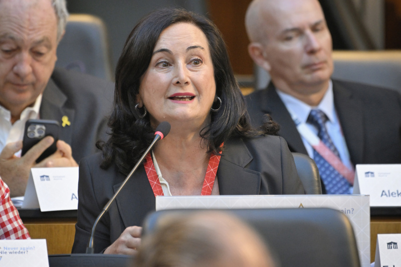 Participants' contributions to the discussion. Member of Spain Parliament Edurne Uriarte Bengoechea