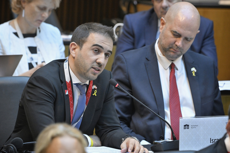 Participants' contributions to the discussion. Member of Knesset Ron Katz