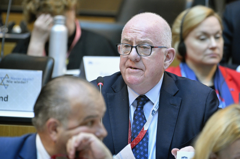 Participants' contributions to the discussion. Member of Irish Parliament Charles Flanagan