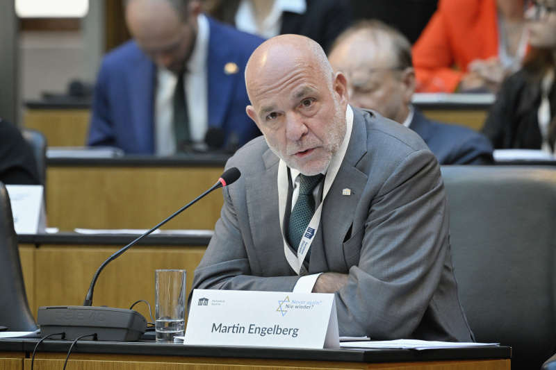 Participants' contributions to the discussion. Member of the Austrian Parliament Martin Engelberg