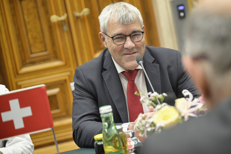 Aussprache. Präsident des Nationalrates der Schweizerischen Eidgenossenschaft Eric Nussbaumer