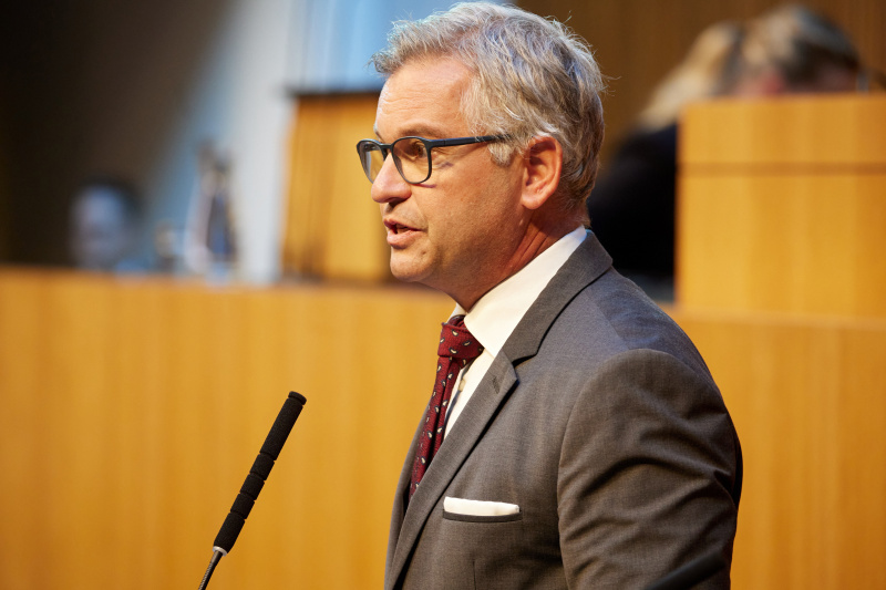 Rede von Finanzminister Magnus Brunner (ÖVP)