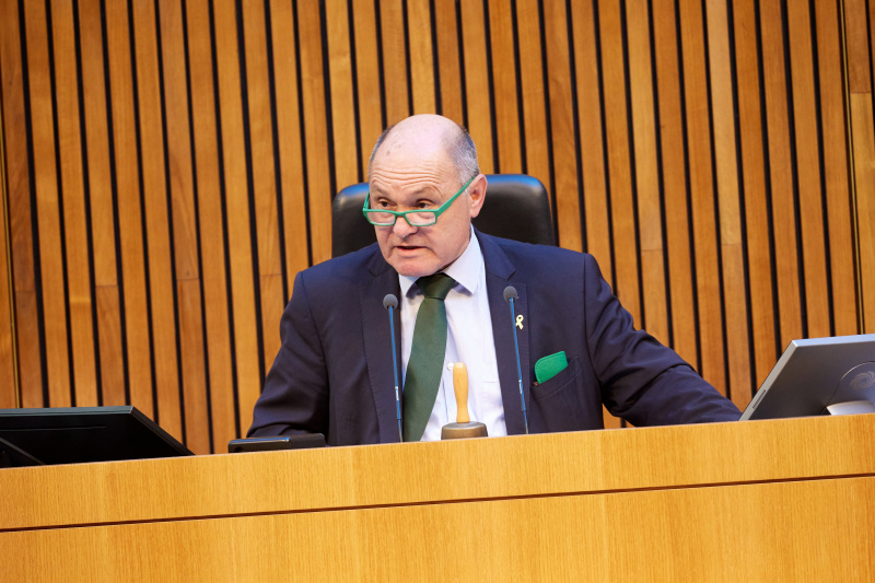 Nationalratspräsident Wolfgang Sobotka (ÖVP) am Präsidium