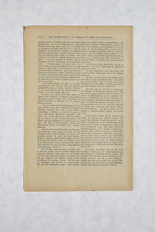 Stenographisches Protokoll der Sitzung des Abgeordnetenhauses vom 18. Jänner 1897 Seite 29116