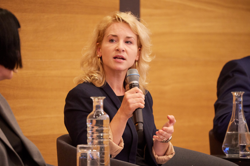 Block IV: Politische Visionen – Abschluss. Panel: Auf zur nächsten Regierungsperiode – Was sind mutige politische Zielsetzungen für Gleichbehandlungsstellen? Bereichssprecherin Frauen, Abgeordnete zum Nationalrat Eva-Maria Holzleitner (SPÖ)