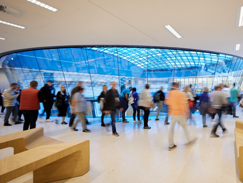 people visiting the Parliament