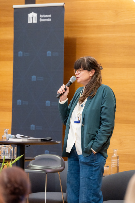 Vera Kropf - Stenographische Protokolle, Parlament Österreich