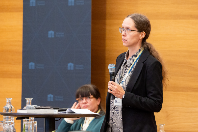 Gerlinde Steininger - Stenographische Protokolle, Parlament Österreich. Blick Richtung Veranstaltungsteilnehmer:innen