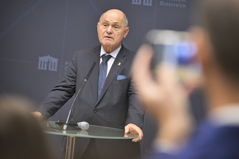 Eröffnungsworte. Nationalratspräsident Wolfgang Sobotka (ÖVP)