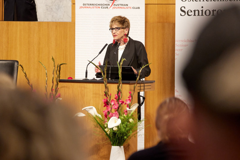 Kurzstatement. Präsidentin des Österreichischen Seniorenrates Ingrid Korosec