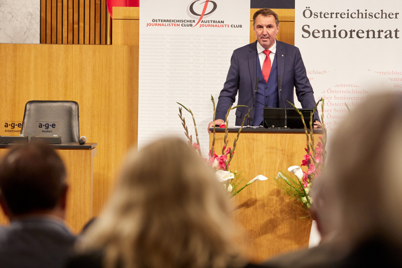 Kurzstatement. Generalsekretär des Pensionistenverbandes Österreichs Andreas Wohlmuth