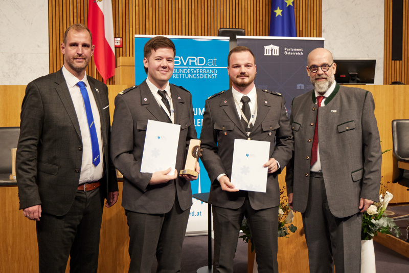 Überreichung der Awards - Innovation: Maximilian Moser und Oliver Faerber