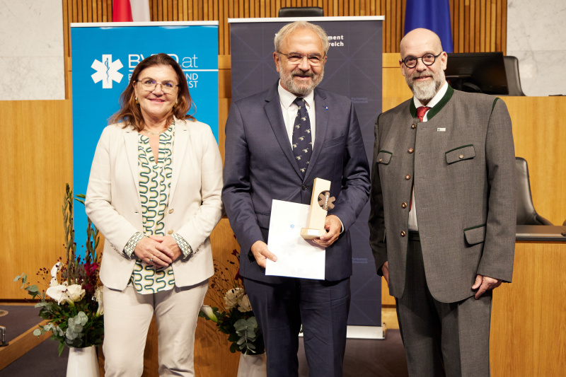 Überreichung der Awards - Support: Helmut Trimmel