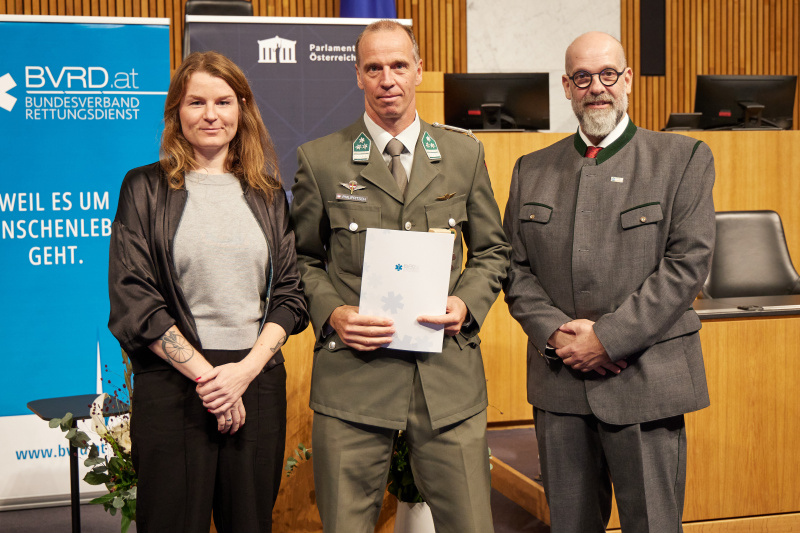 Überreichung der Awards - Bundesheer: Christian Philippitsch