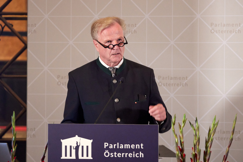 Dankesworte. Bundesobmann Sudetendeutsche Landsmannschaft in Österreich Rüdiger Stix