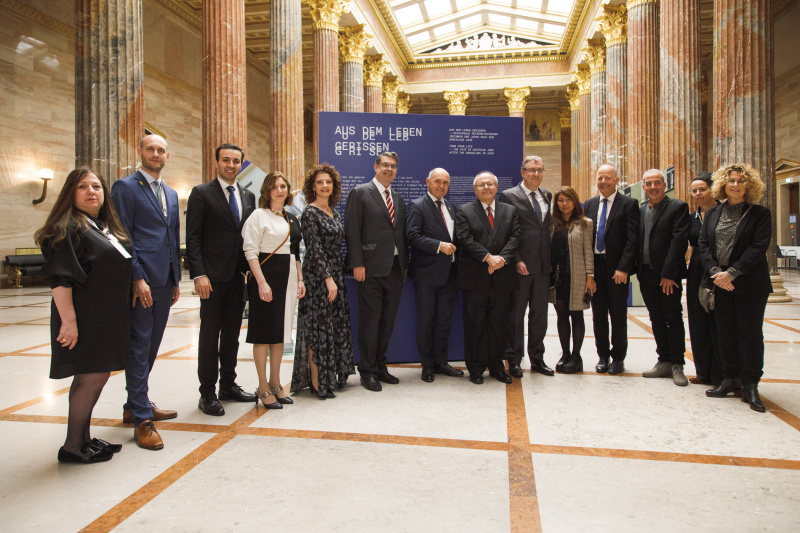 Gruppenfoto mit Nationalratspräsident Wolfgang Sobotka (ÖVP).