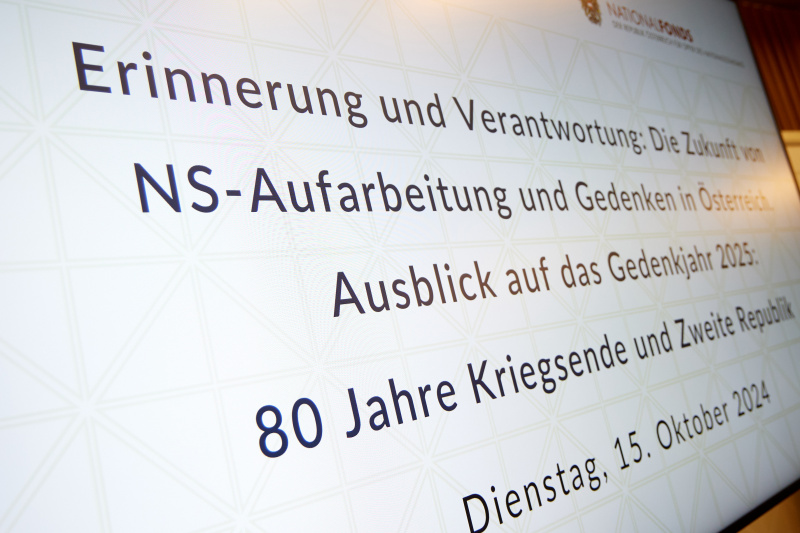 Erinnerung und Verantwortung: Die Zukunft von NS-Aufarbeitung und Gedenken in Österreich Ausblick auf das Gedenkjahr 2025: 80 Jahre Kriegsende und Zweite Republik"