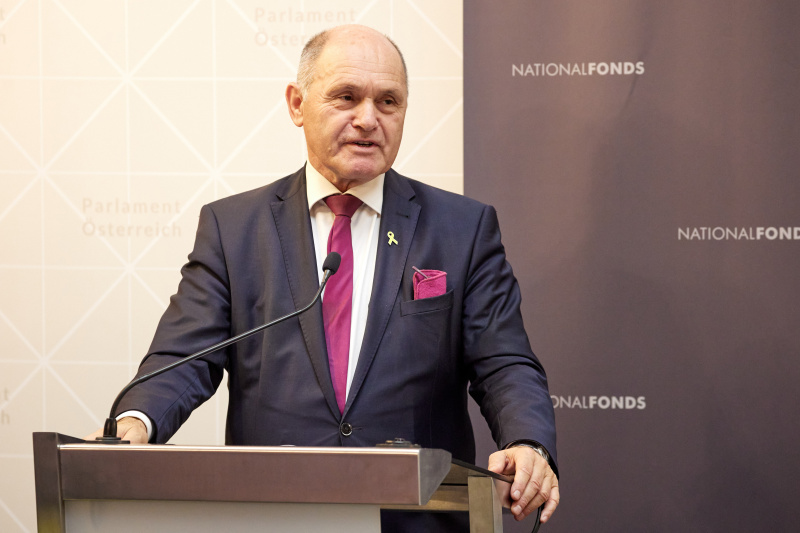 Eröffnungsworte. Nationalratspräsident Wolfgang Sobotka (ÖVP)