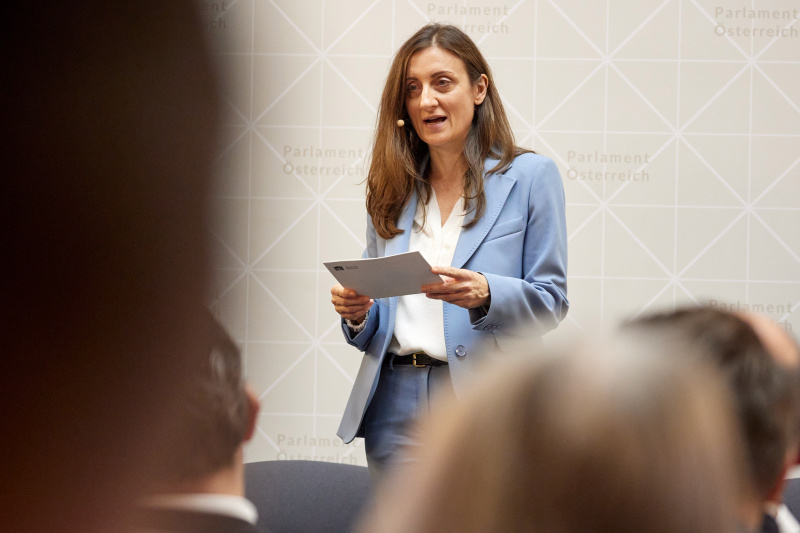 Moderation. Vorständin Nationalfonds Judith Pfeffer